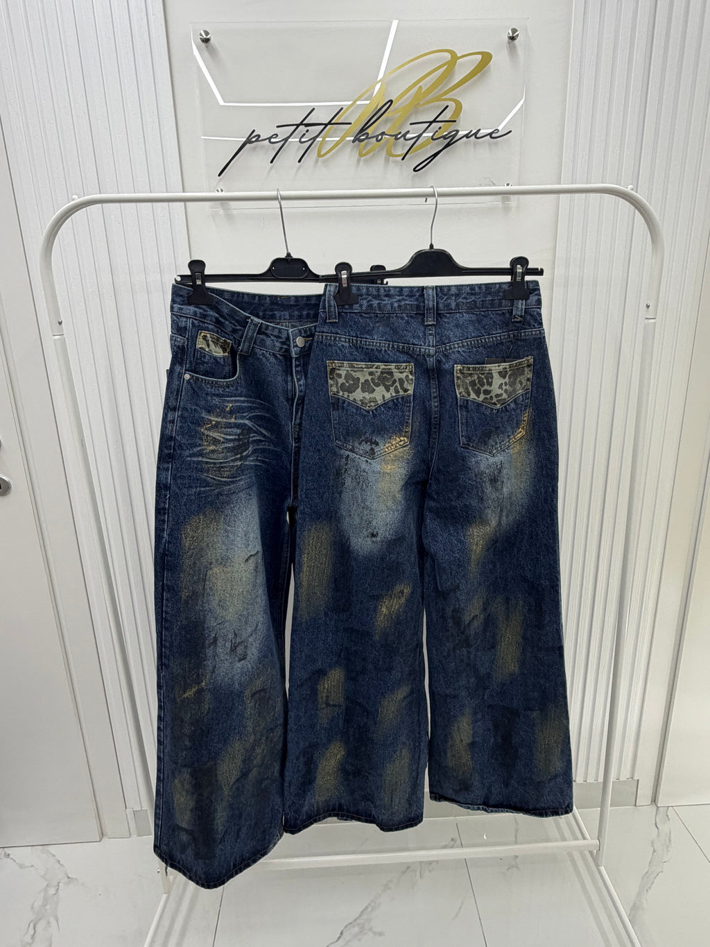 JEANS TASCA ANIMALIER
