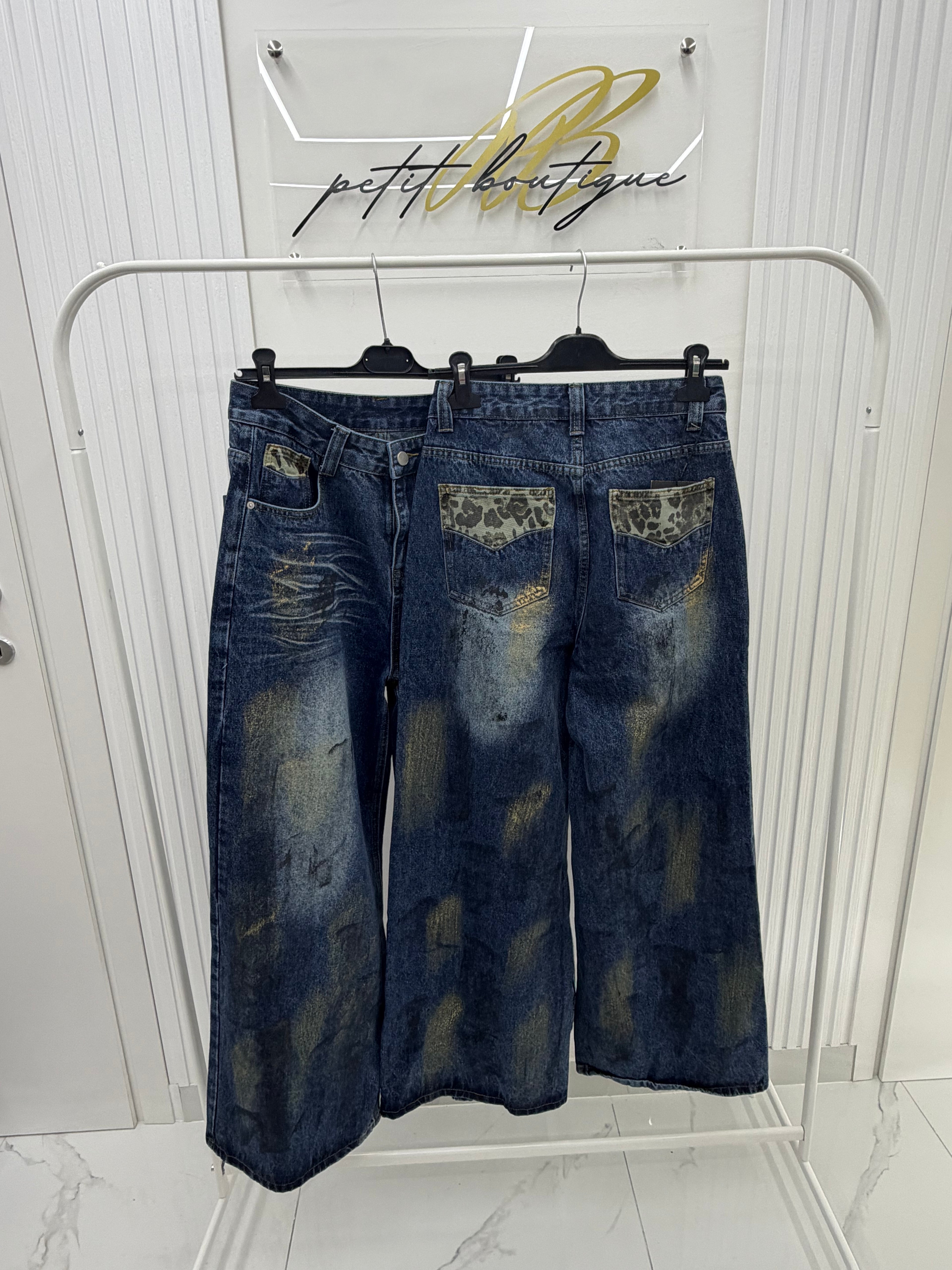 JEANS TASCA ANIMALIER