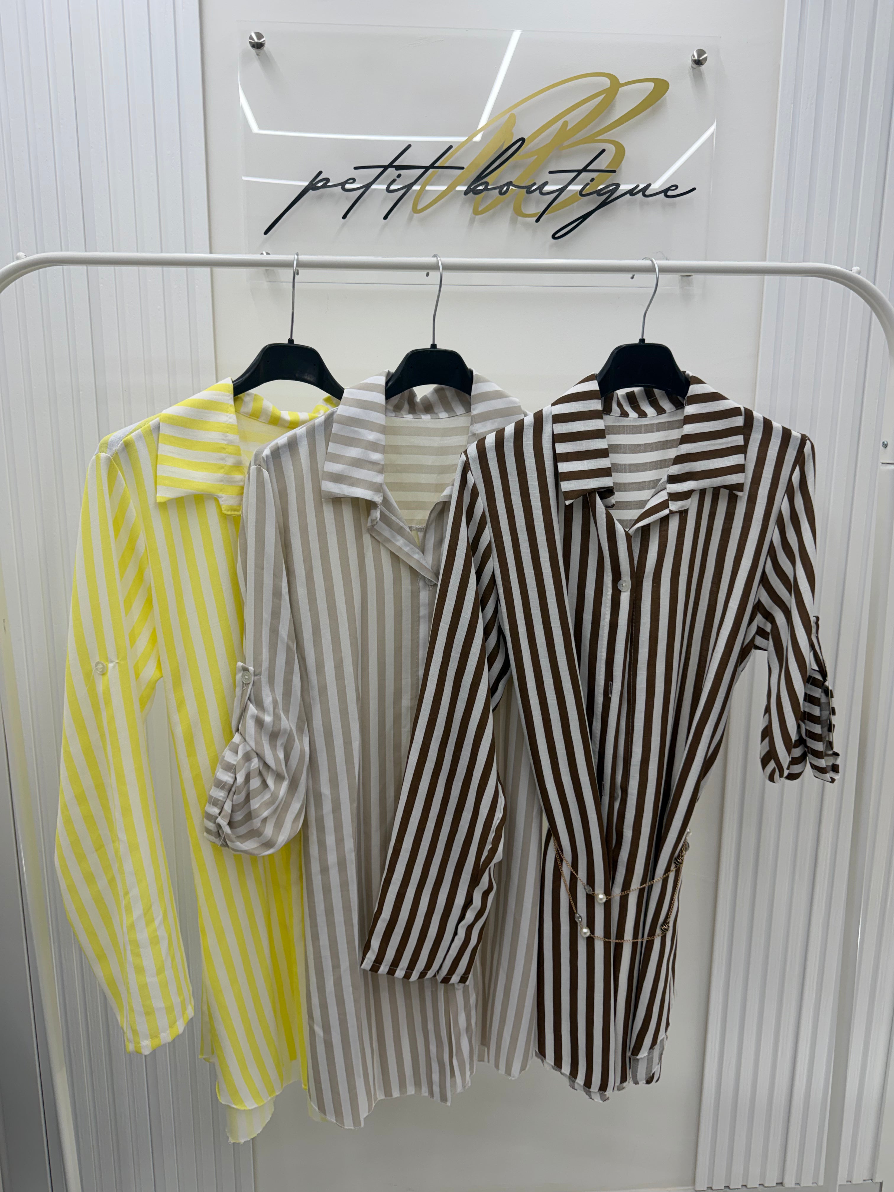 CAMICIA DRESS CON CINTURINO